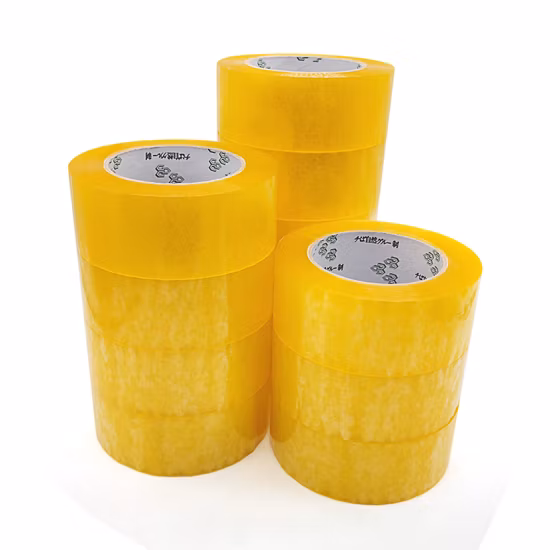 BOPP OPP Fournisseurs Emballage transparent transparent robuste Emballage d'expédition Emballage de boîte en carton de violoncelle Rouleau de 3 à 2 pouces de large Ruban d'emballage solide renforcé